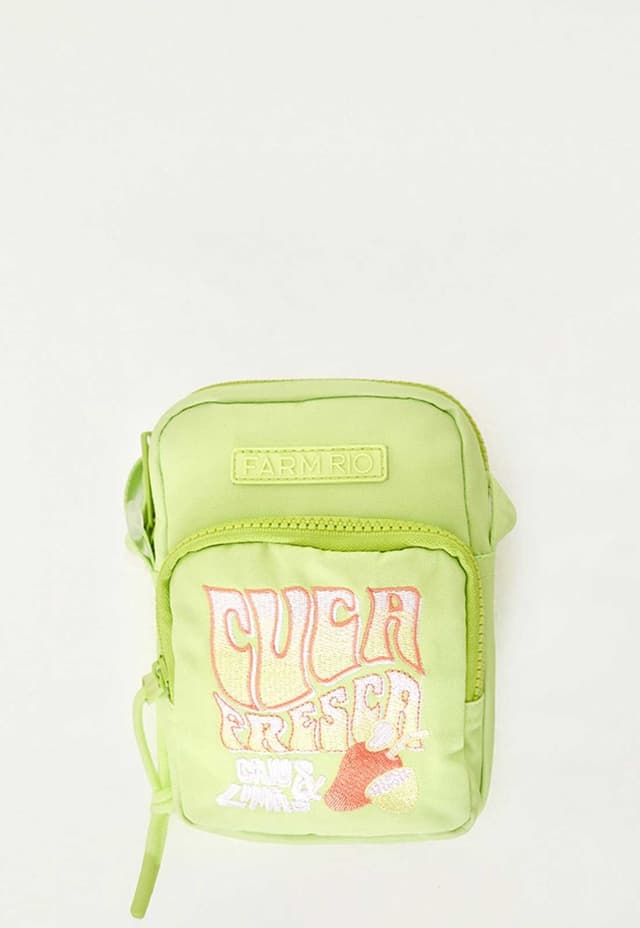 Bolsa Feminina Farm Da Gema Cuca Fresca Verde