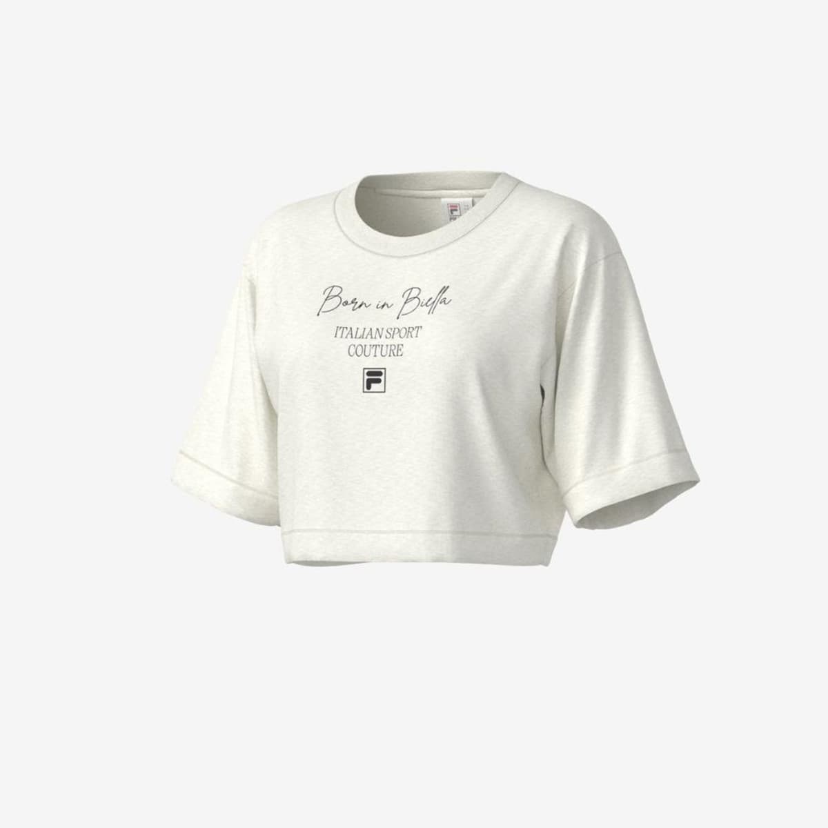 Camiseta Fila Cropped Sport Couture Graphic Feminina Incolor