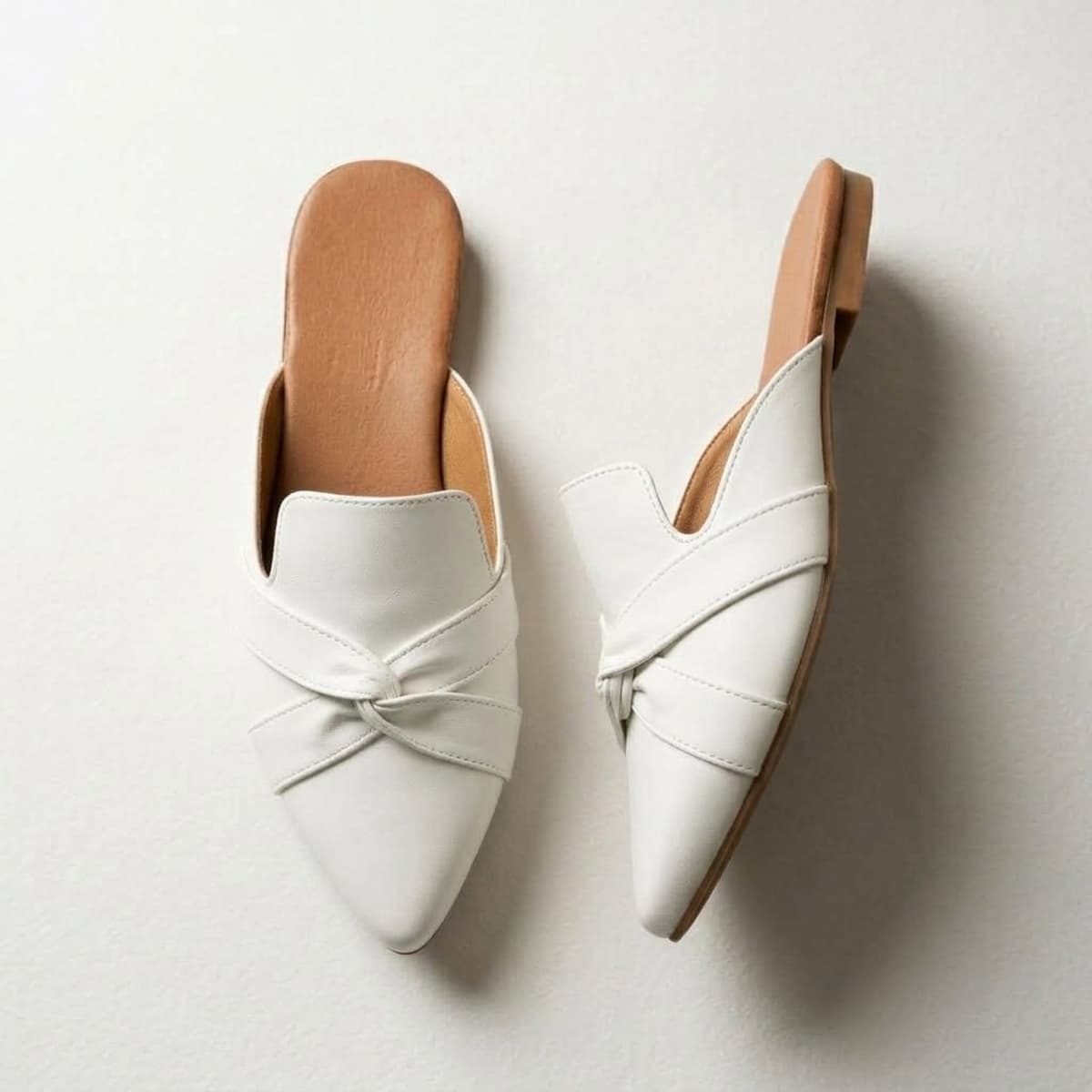 Mule Feminino Bico Fino Elegante Sandalia Confortável Leve Ideal Para O Dia a Dia