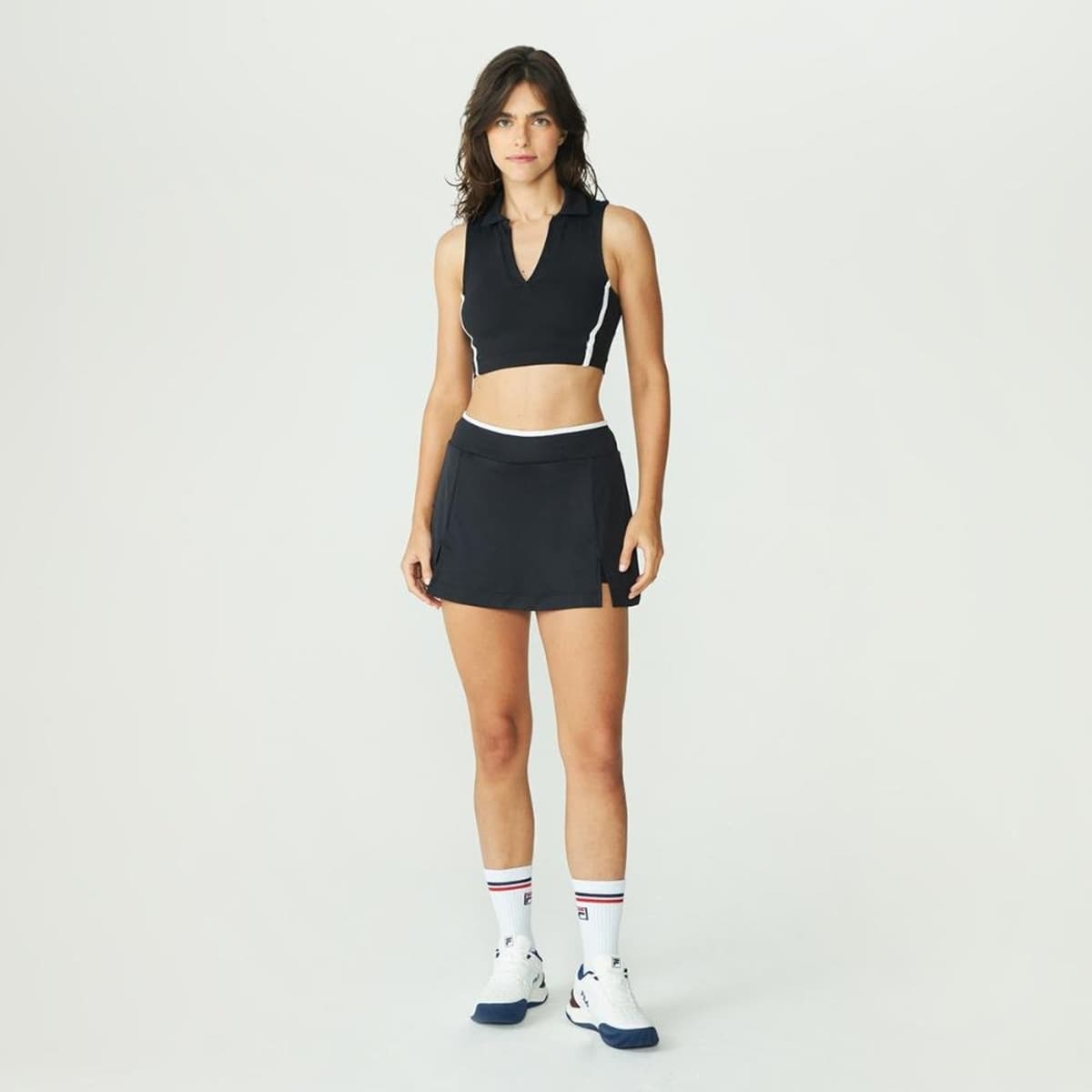 Short Saia Fila Regular Tennis Sports Club Feminino Incolor