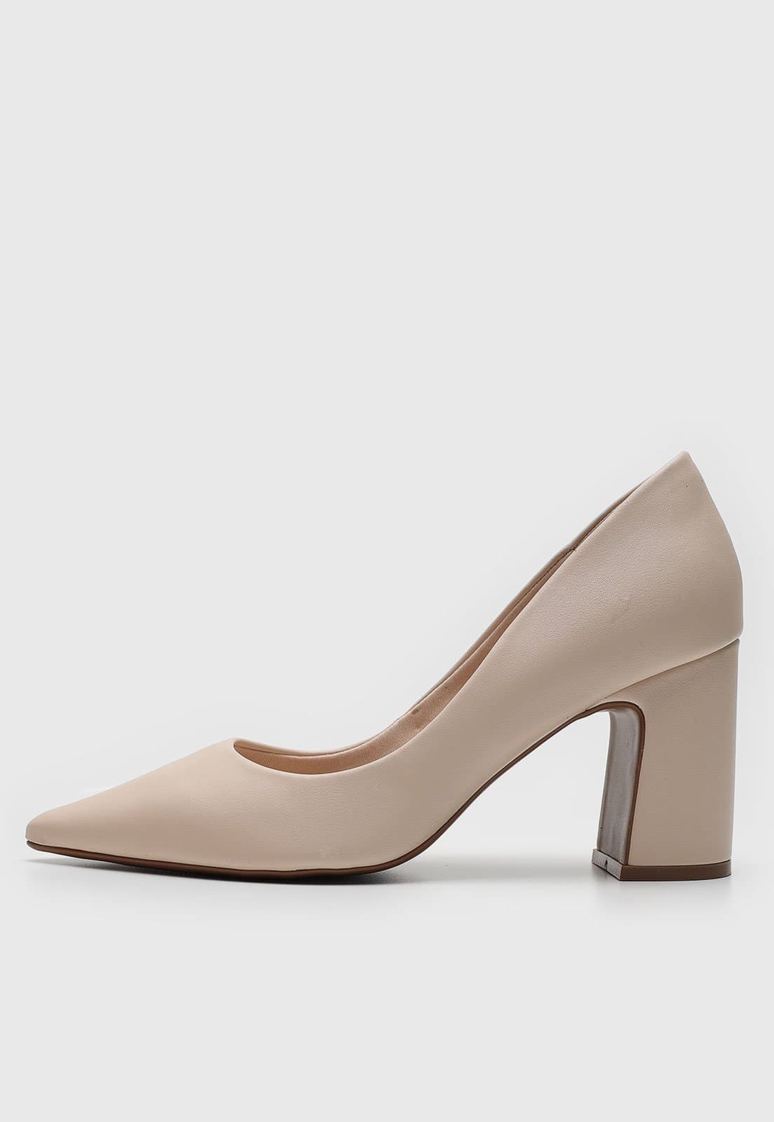 Scarpin cê Liso Off-White