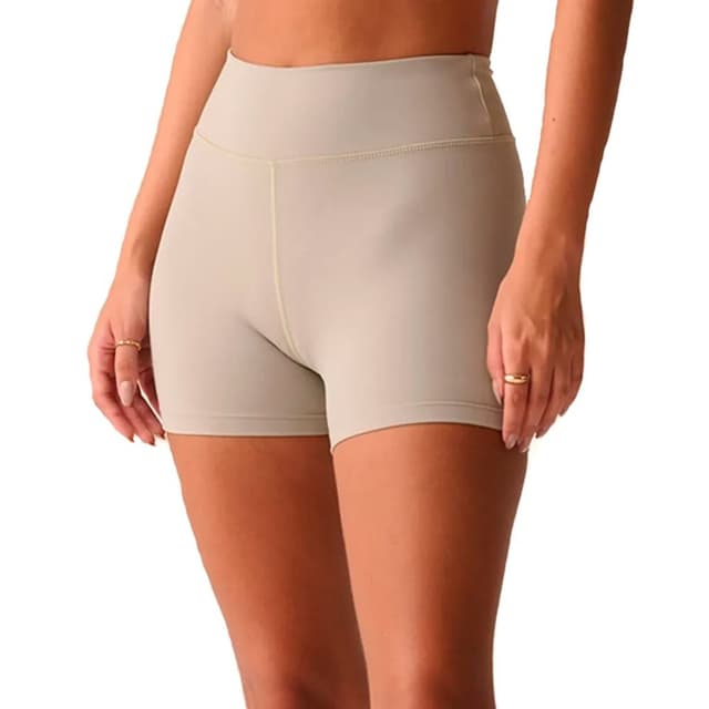Short Feminino Fila Flat Life Fitness Bege Claro