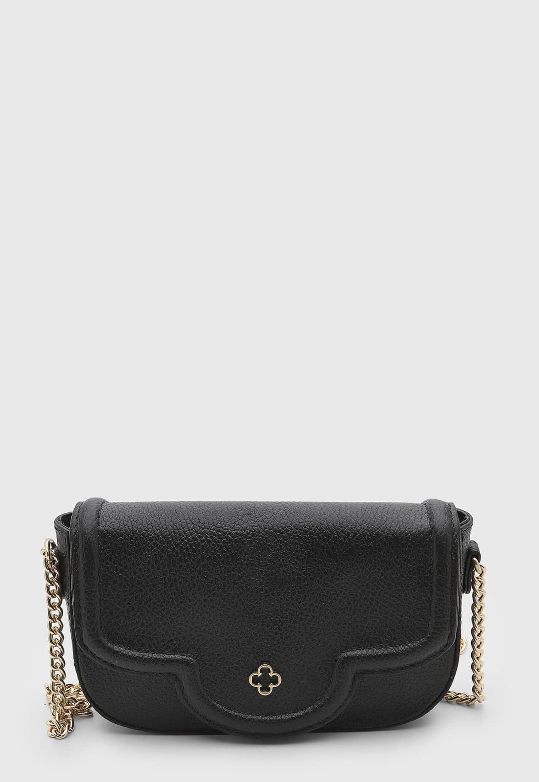 Bolsa Feminina Capodarte Couro Média Preta