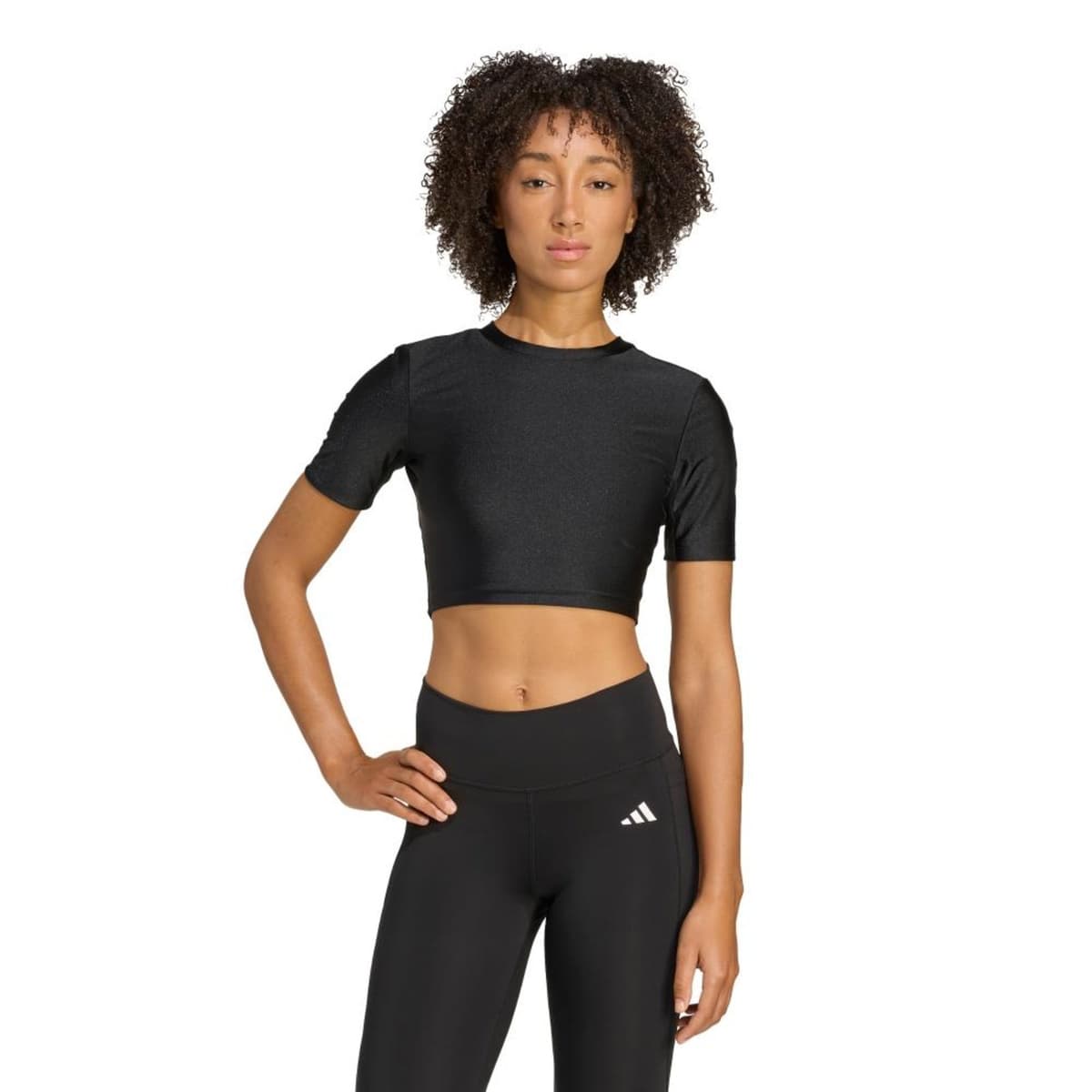 Camiseta Brilhante Workout Essentials adidas Performance Preto