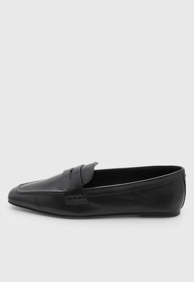Mocassim Feminino Capodarte Couro Preto