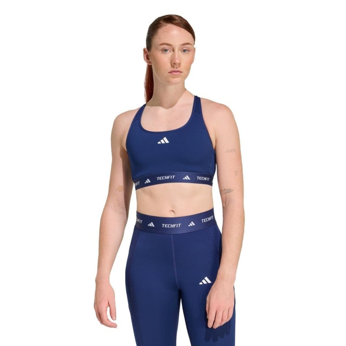 Top Esportivo TECHFIT adidas Performance Azul