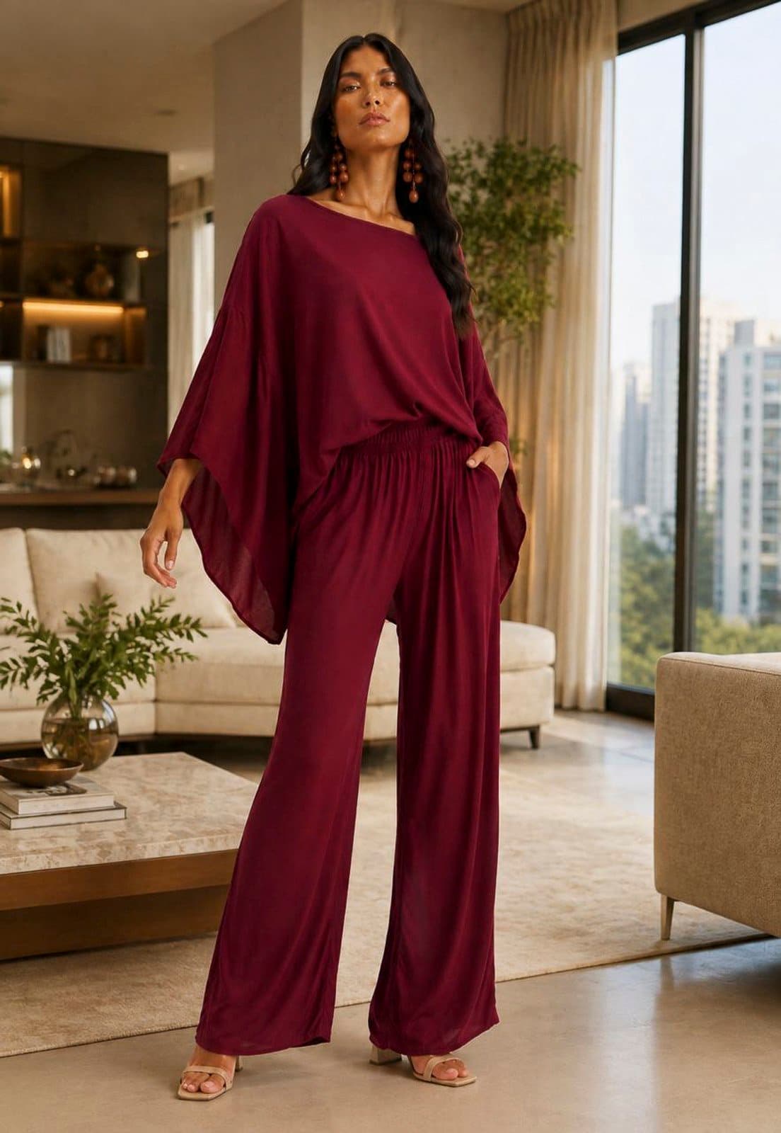 Conjunto Amazonia Vital Baguari Essência Bordô