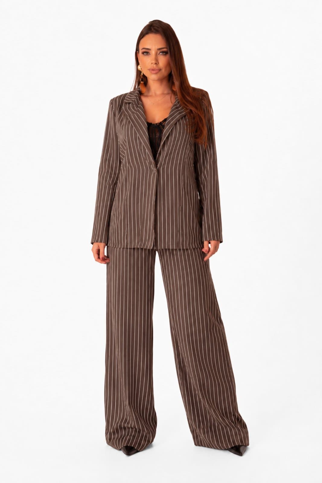 Conjunto Social D Bell Outlet Fashion Marrom
