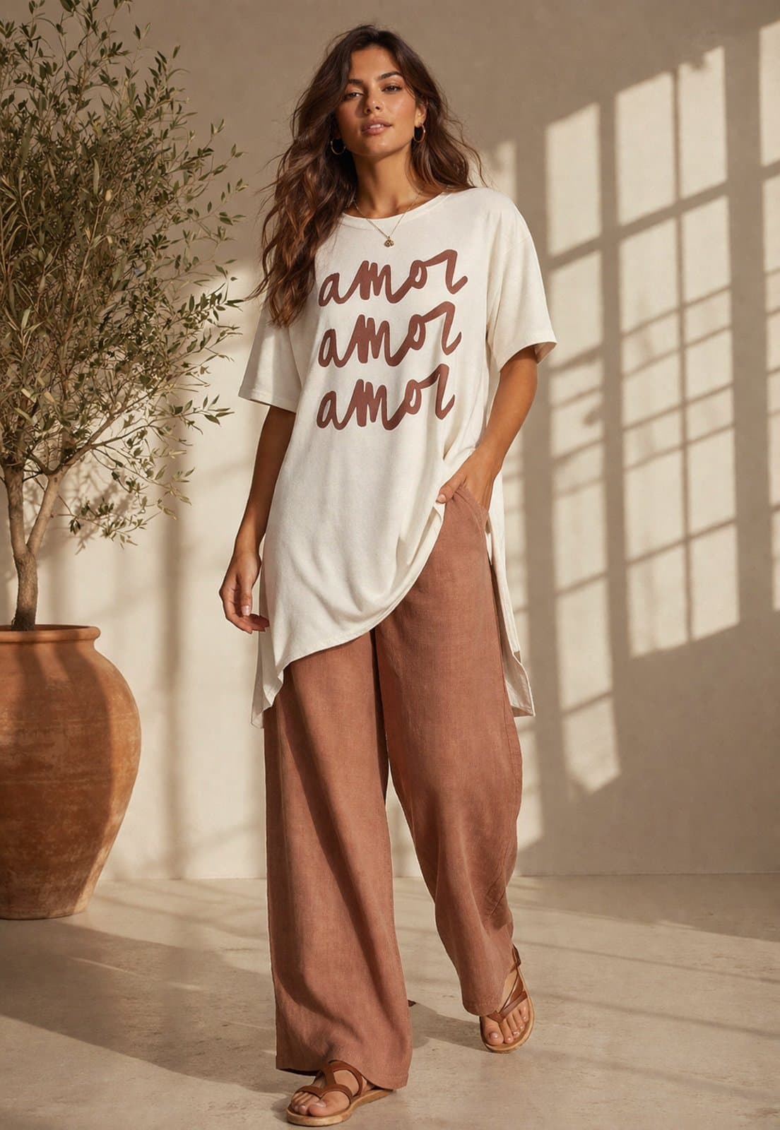 Camiseta Cabanafree Off White Amor