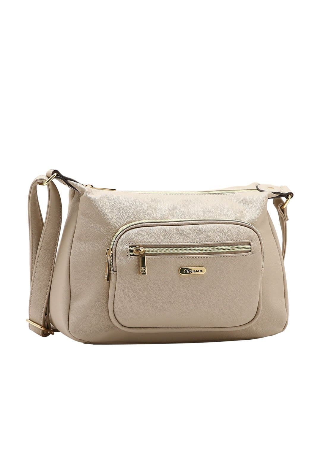 Bolsa Feminina Chenson transversal 3485712 Bege