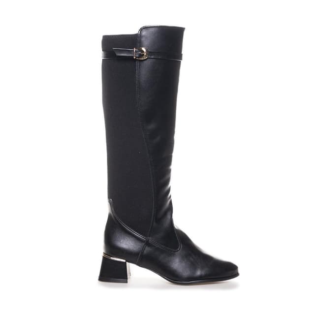 Bota Montaria cê Fivela Feminina Preto