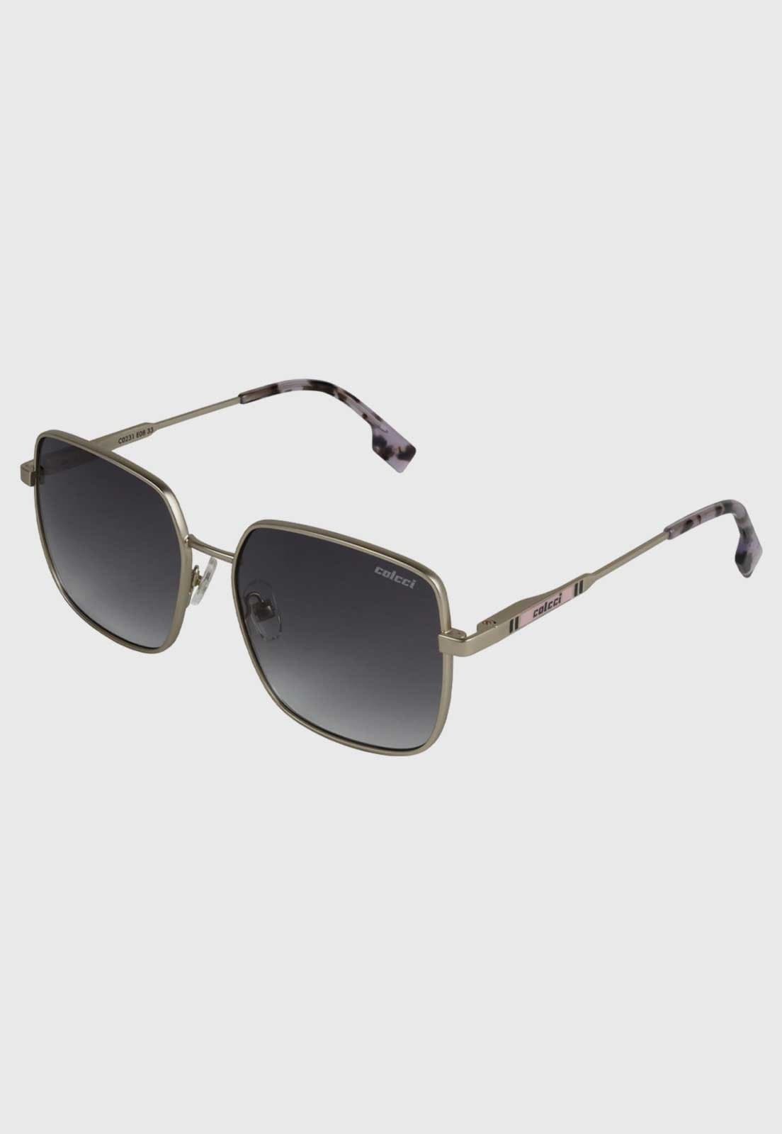 Óculos de Sol Colcci Feminino Fosco Dourado