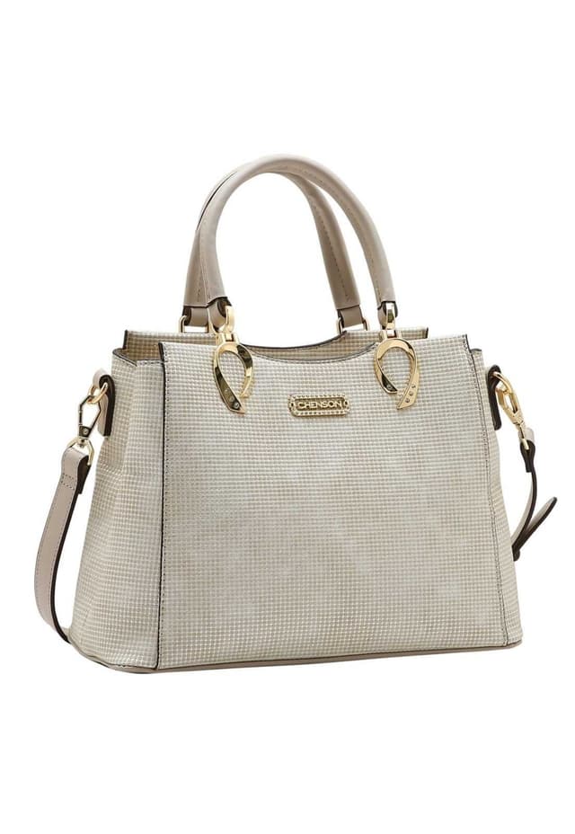 Bolsa Feminina Chenson Mão Glamour 3485829 OFF WHITE
