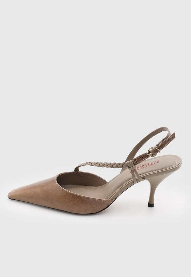 Scarpin Feminino Arezzo Couro Salto Alto Marrom