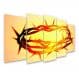 Kit Quadro Decorativo Religioso Para Sala de Estar 88x48cm A217 - Pallazio