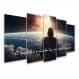Kit Quadro Decorativo Religioso Para Sala de Estar 73x39cm A31 - Pallazio
