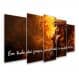 Kit Quadro Decorativo Religioso Para Sala de Estar 108x60cm A163 - Pallazio