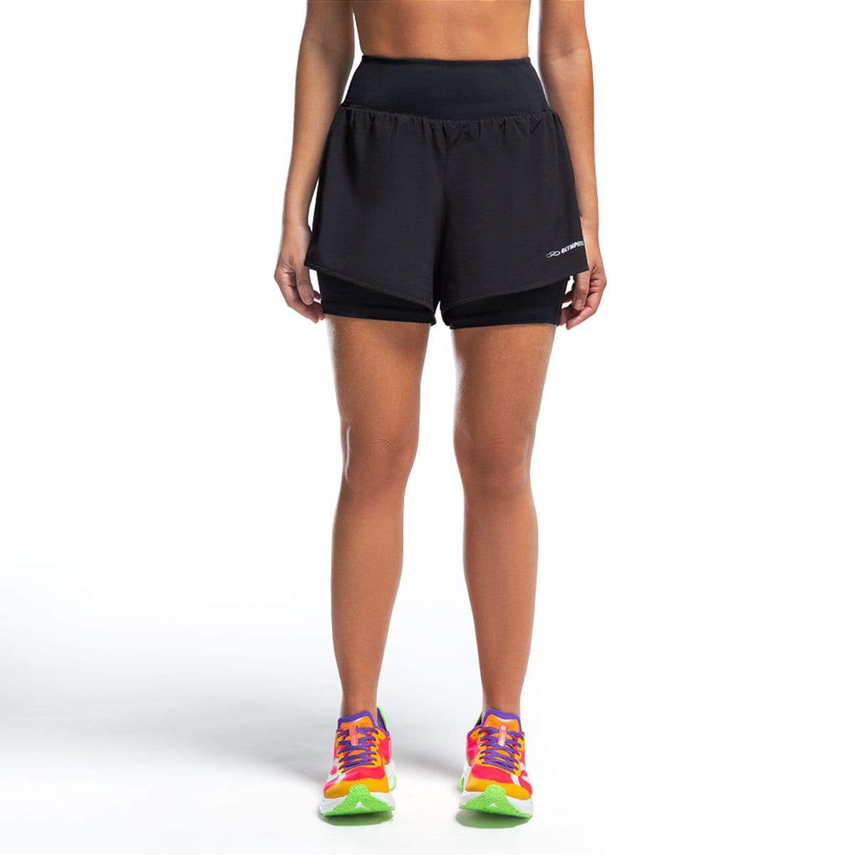 Shorts Ultra 2 em 1 Olympikus Feminino G Preto