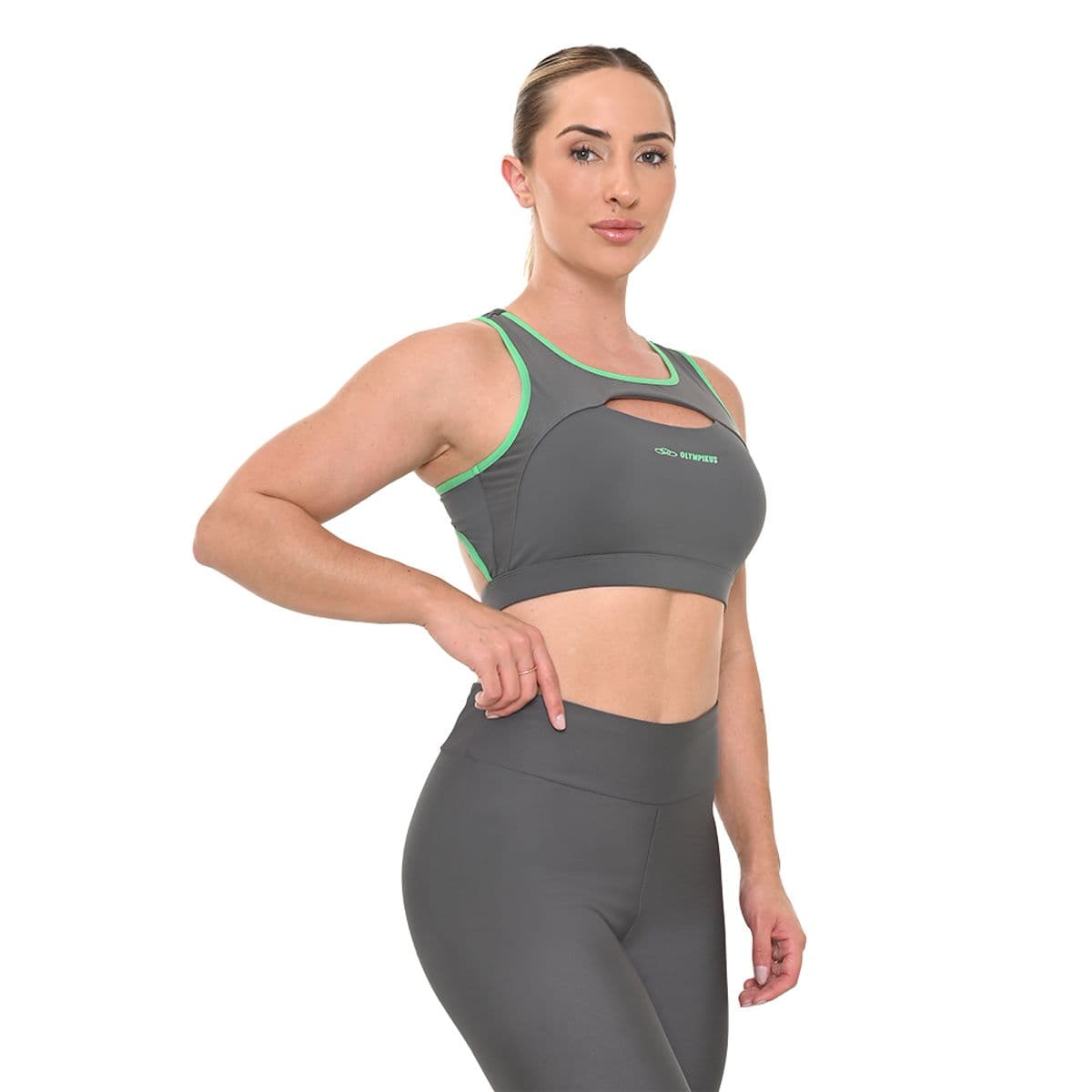 Top Flex Compression Olympikus Feminino GG Cinza