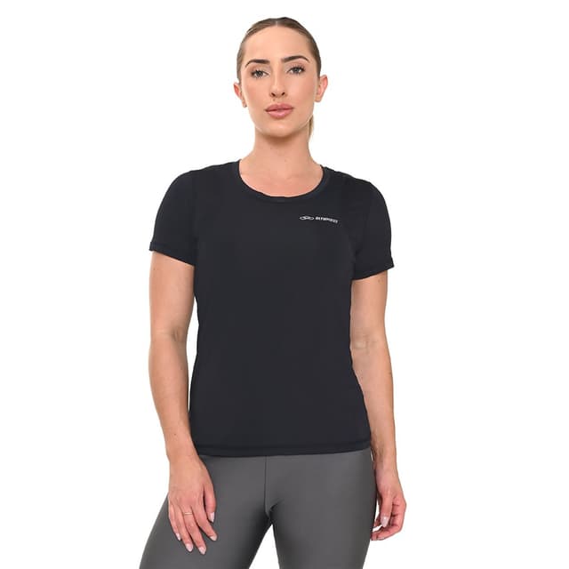 Camiseta Recortes Olympikus Feminina P Preto