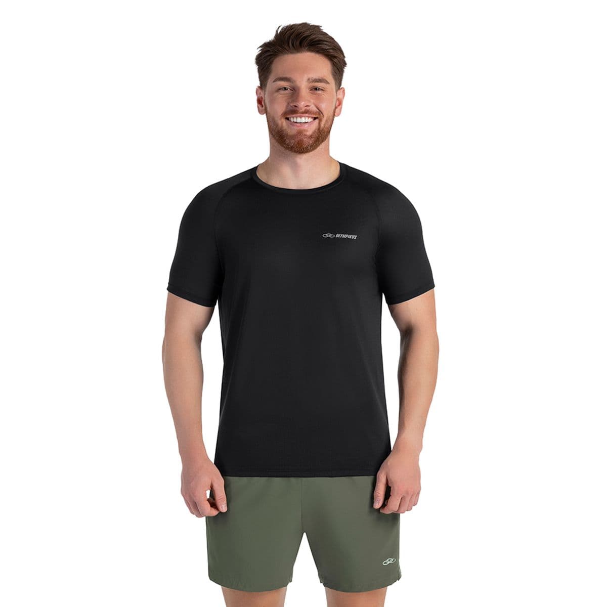 Camiseta Manga Curta Runner 2.0 Olympikus PP Preto