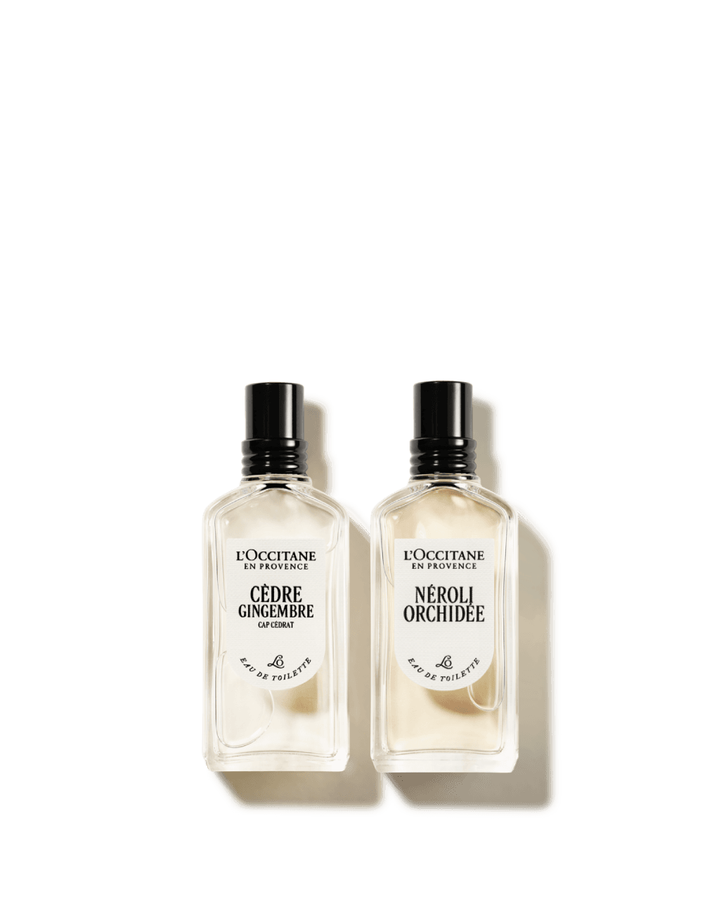 Duo Perfumado Cèdre Gingembre (Cap Cedrat) e Néroli Orchidée (Néroli & Orquídea)