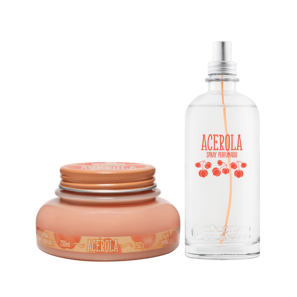 Duo Hidratação e Spray Perfumado Acerola