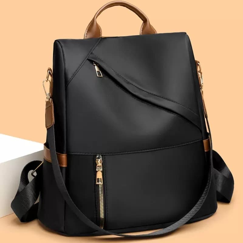 Modelo 019 – Bolsa feminina à prova d’água e antifurto ideal para escola trabalho e viagens.