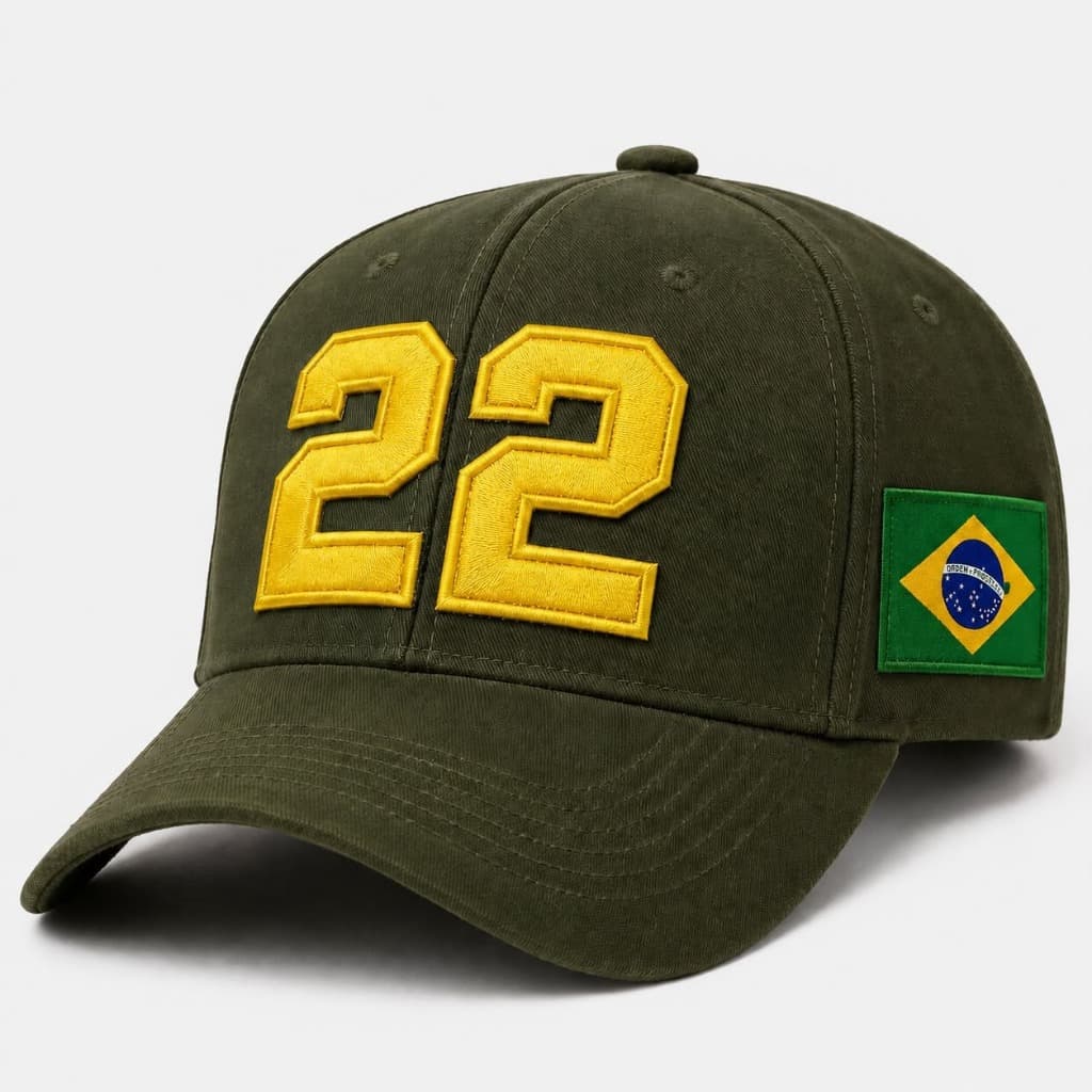 Boné Verde Militar Qualidade Premium