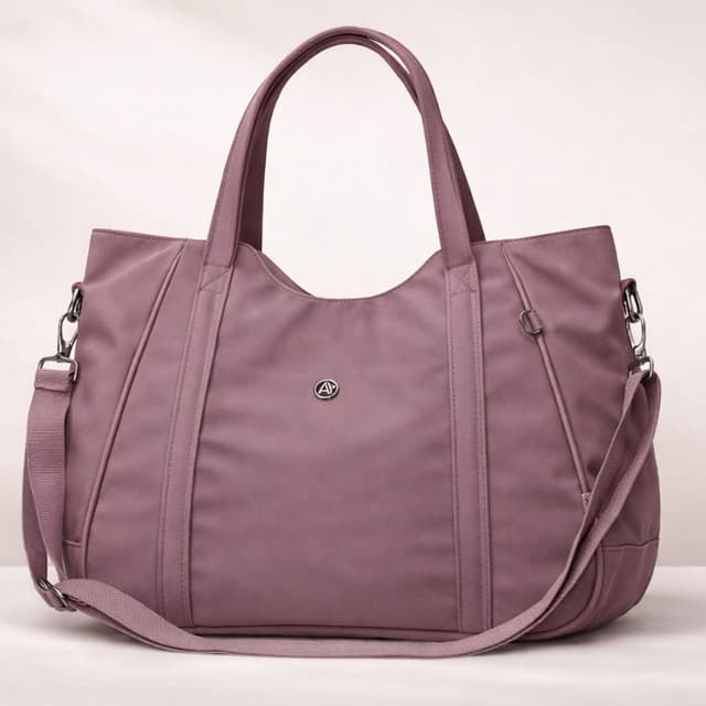 Bolsa Casual Feminina Transversal de Ombro Grande Impermeável em Nylon