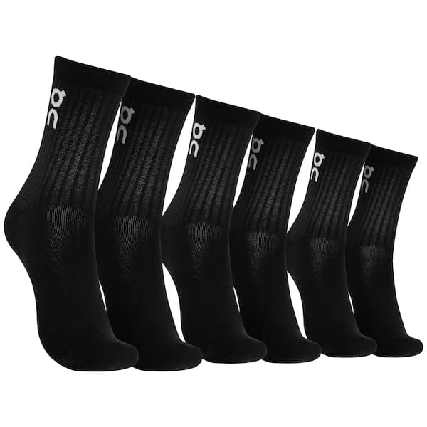 Kit de Meias Cano Longo On Running Logo Sock High 3 Pares