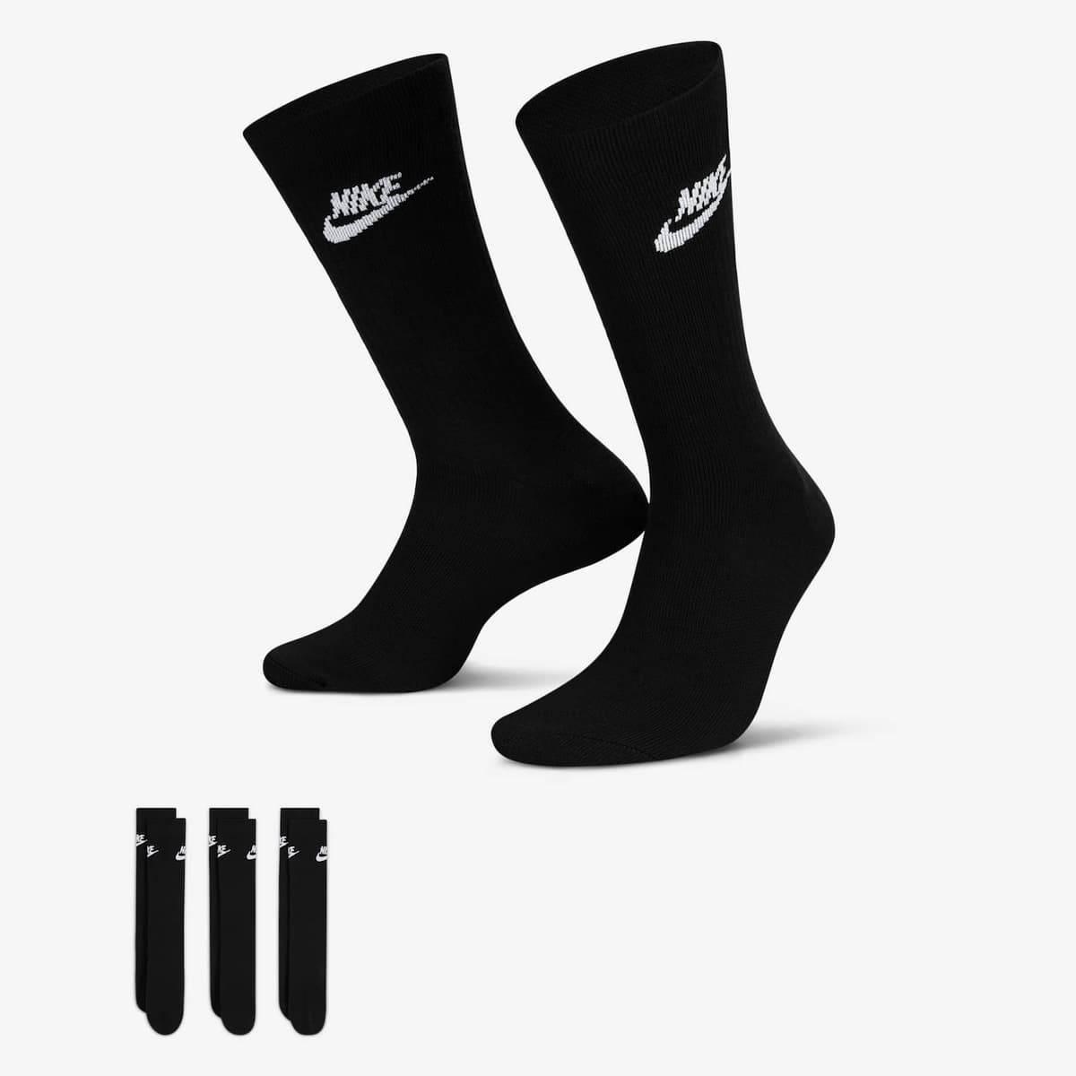 Meias Nike Sportswear Everyday Essential (3 Pares) Unissex