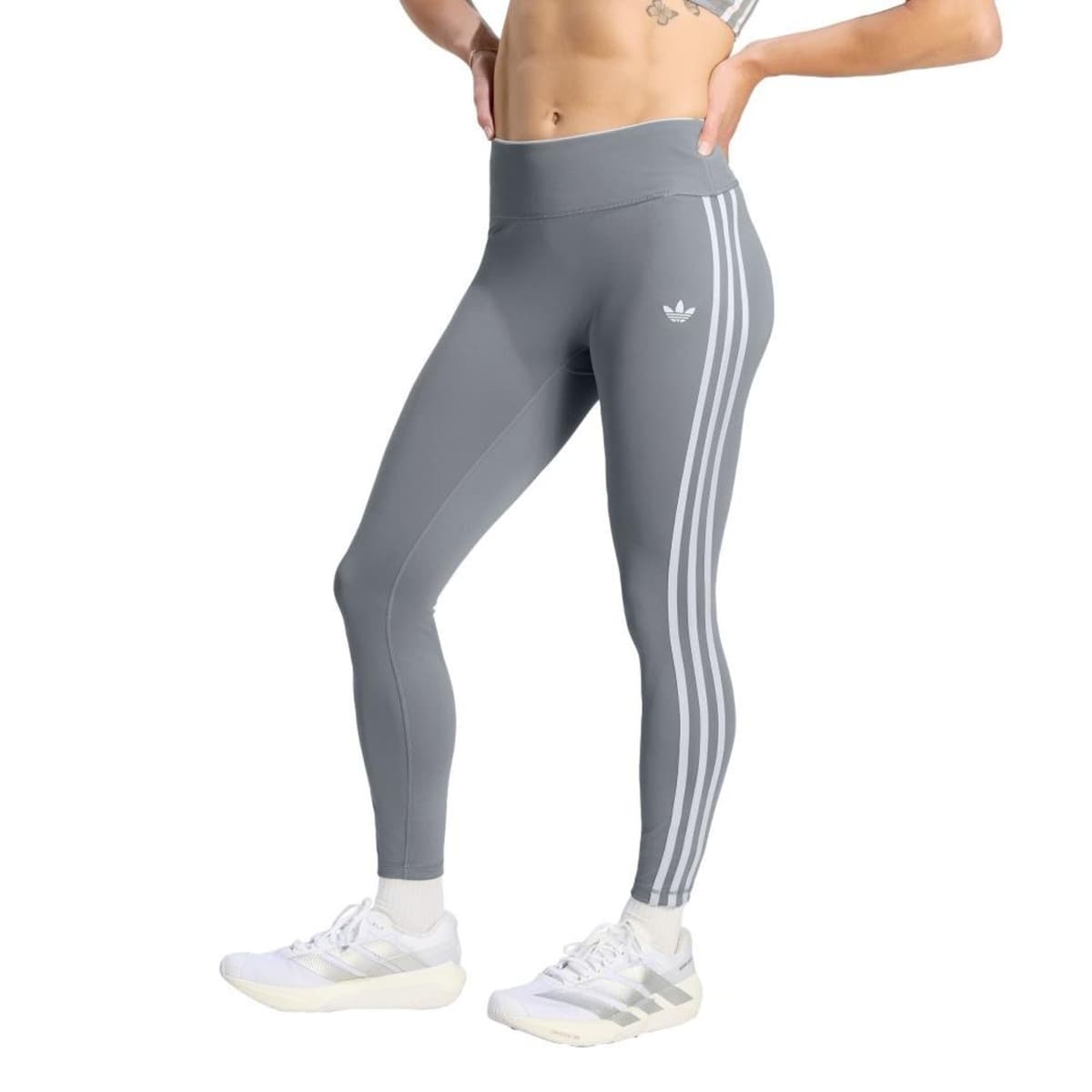 Calça Legging 7/8 adidas Originals Sport Superstar adidas Originals Cinza