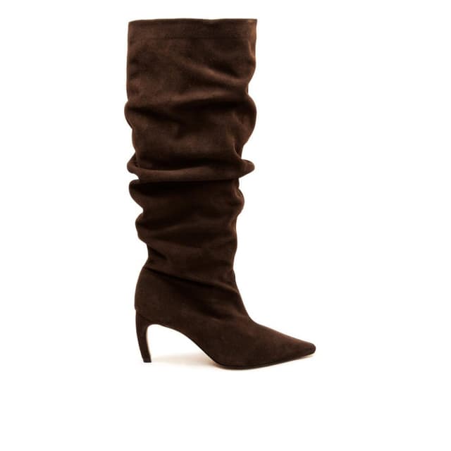 Bota Couro Marrom Cano Longo Cecconello 2625001-7