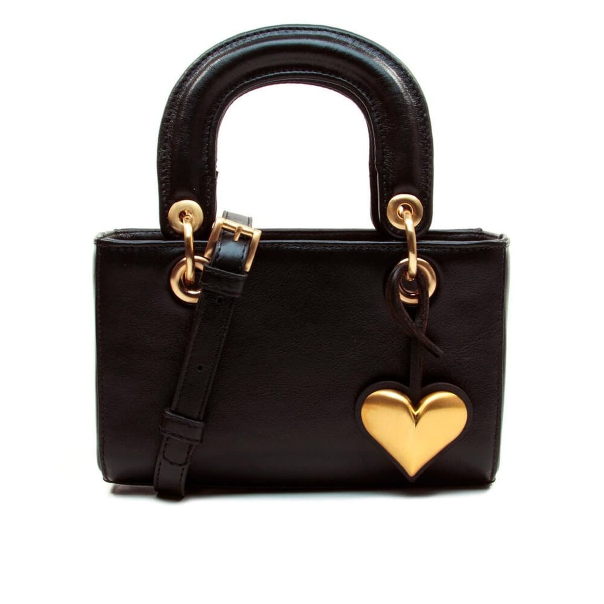 Bolsa Couro Preto Cecconello C2958-6