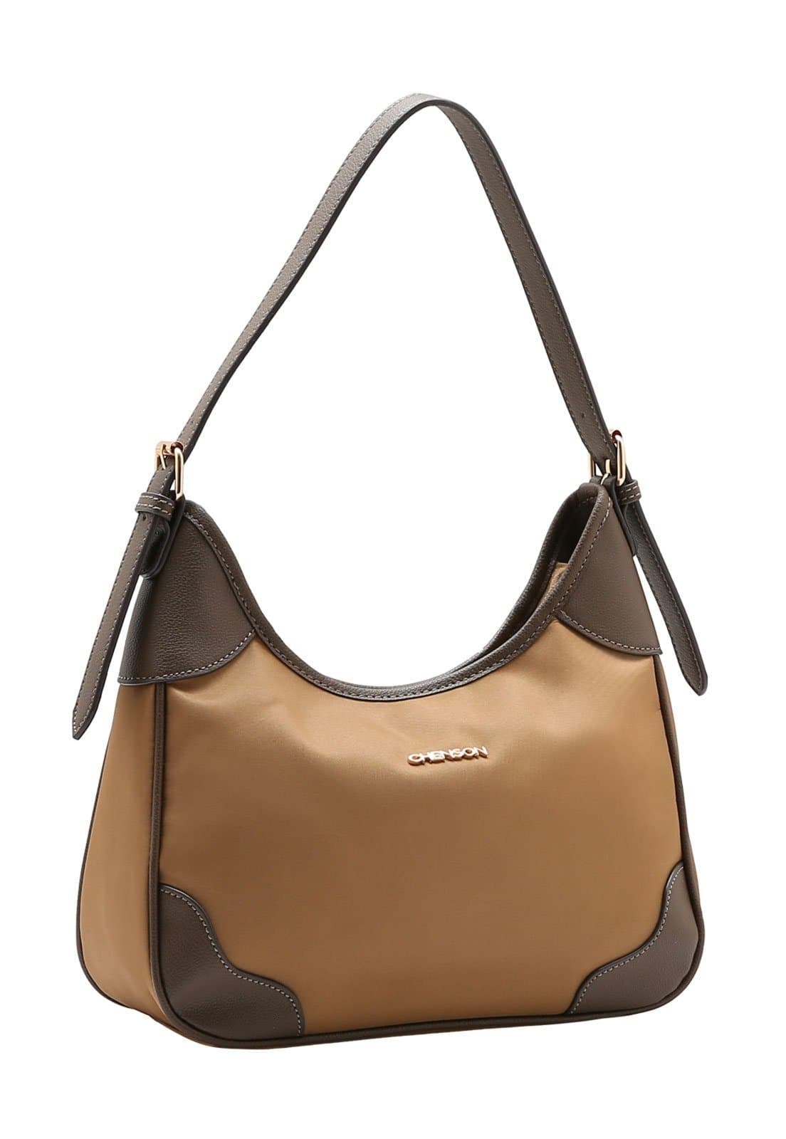 Bolsa Feminina Chenson Mão Microfiber 3185454 Natural