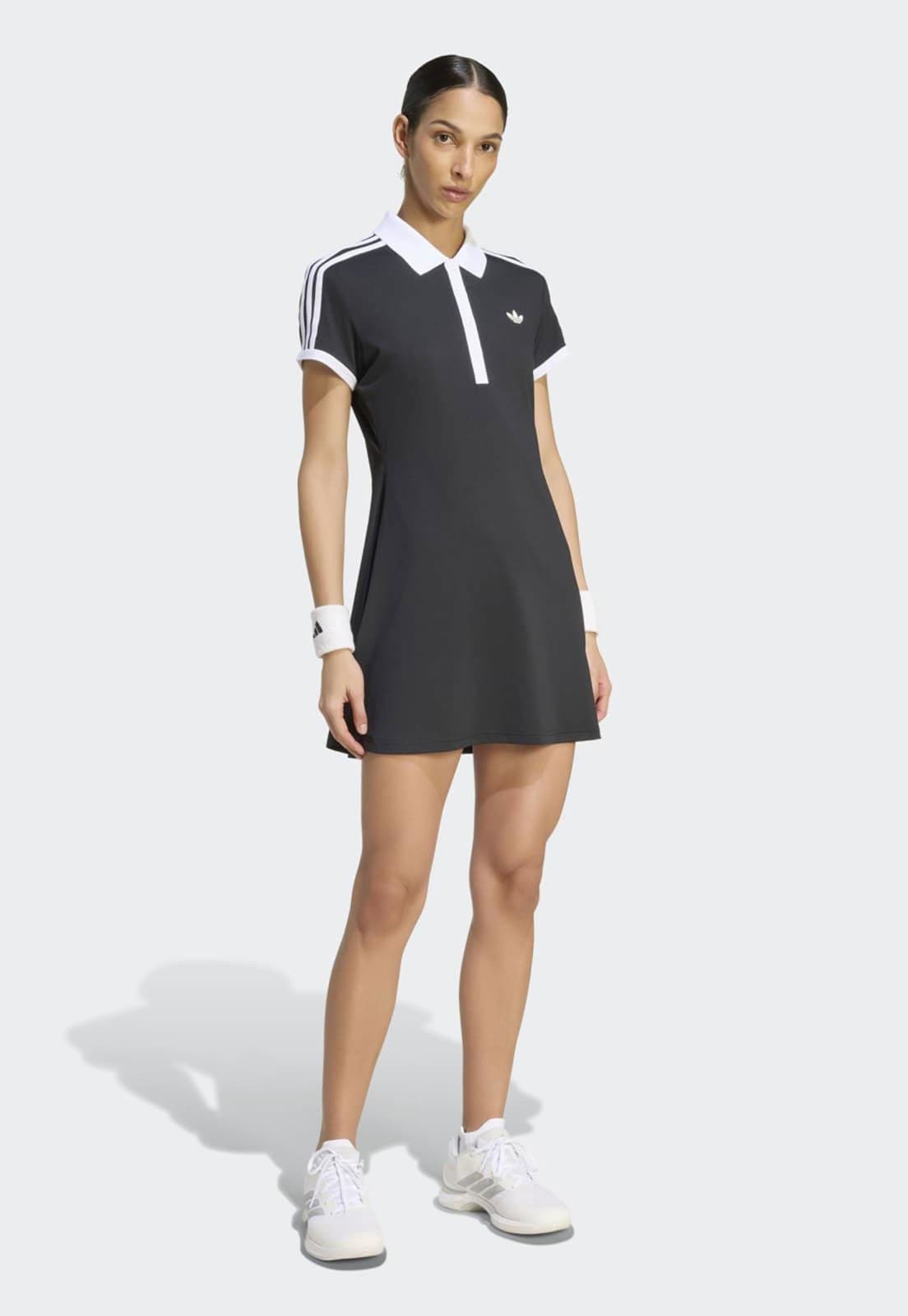 Vestido Feminino Polo adidas Originals Heritage Curto Preto