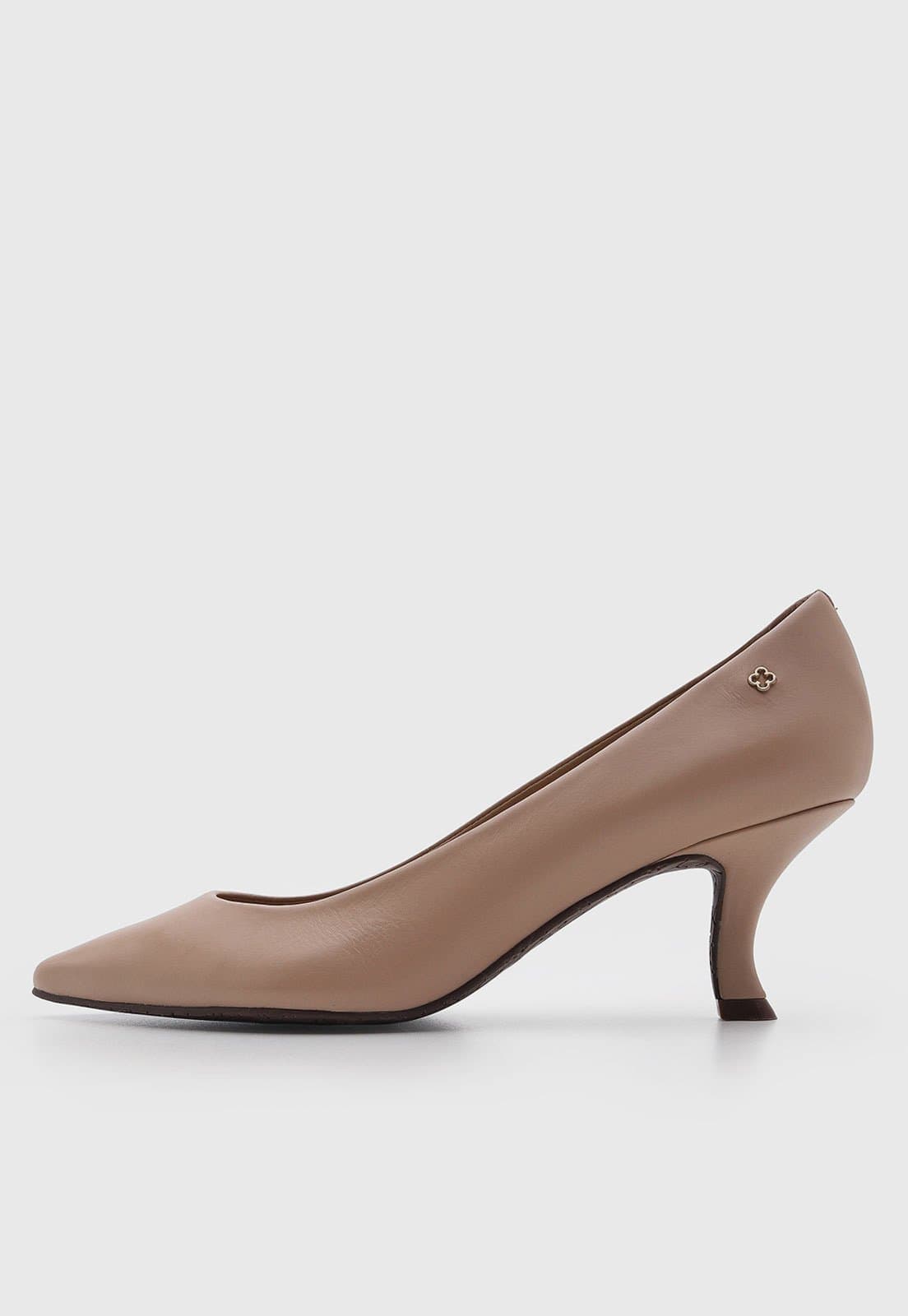 Scarpin Feminino Capodarte Bico Fino Nude