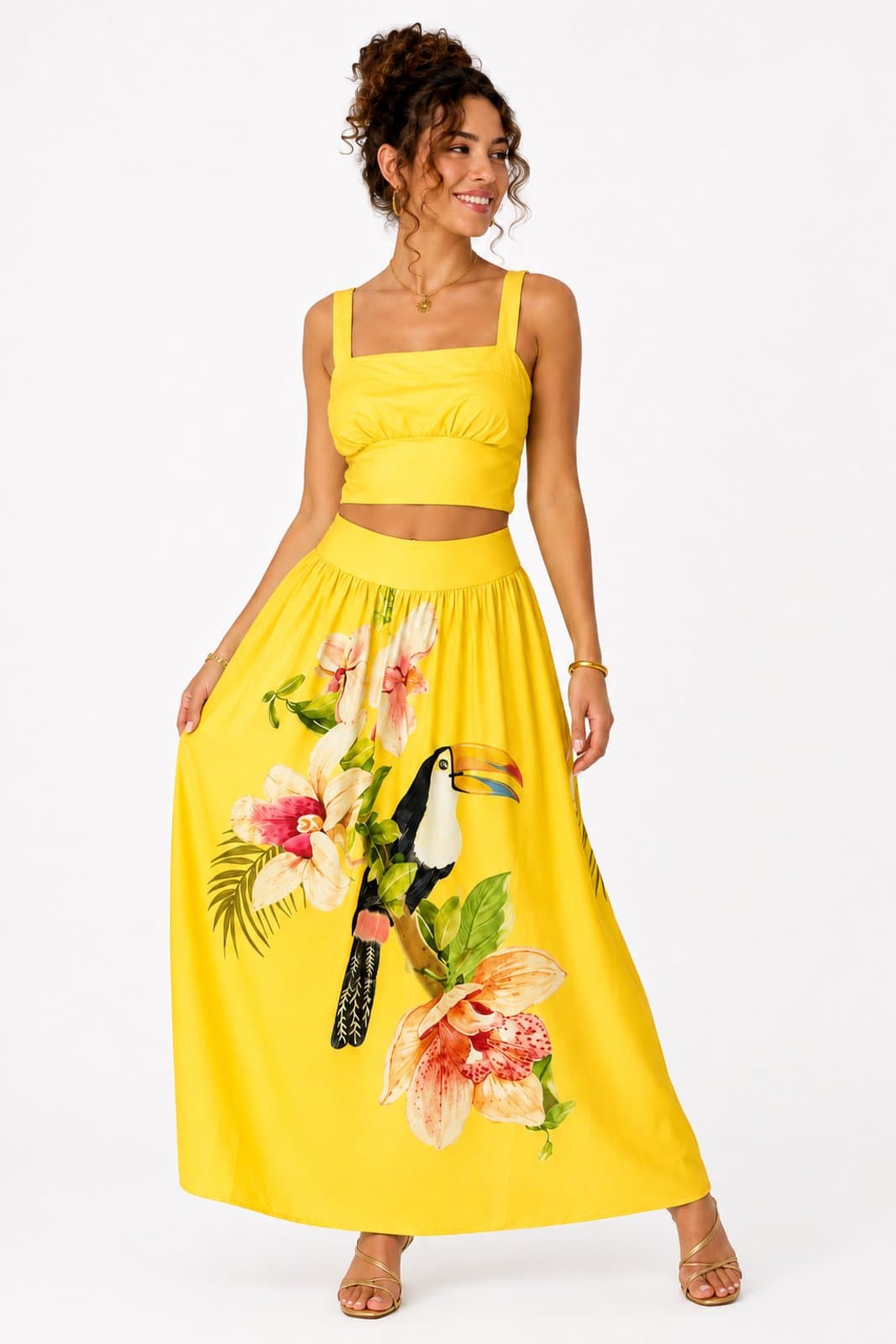 Conjunto Feminino Tucano D Bell Outlet Fashion Amarelo