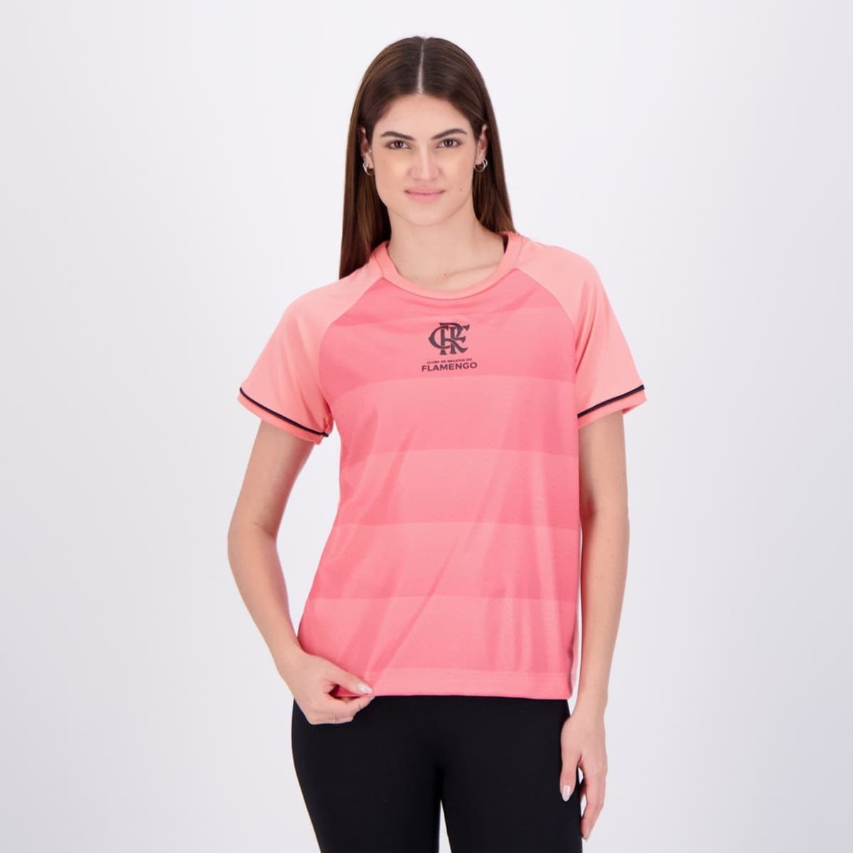Camisa Flamengo Frequência Feminina Rosa